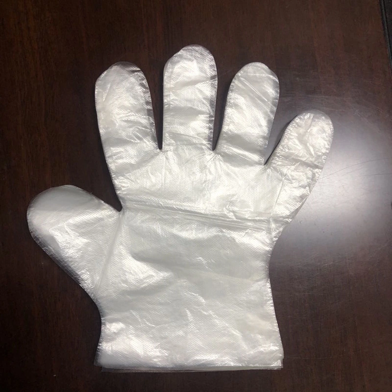 HDPE LDPE CPE TPE Clear Color Plastic Polythene Disposable Glove