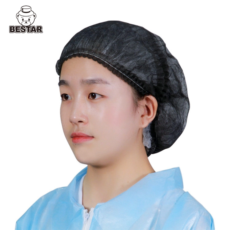 Hygiene Rules Cleaning Bestar China Nonwoven Mob Clip Beret Surgical Cap New