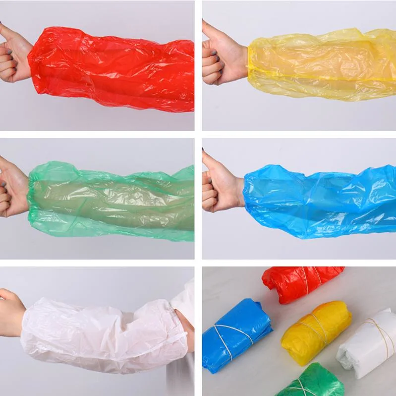 Oversleeve Cover Disposable Arm Sleeve Cover Transparent PE/CPE Plastic Men Women Disposable Free Samples Waterproof Sleeve