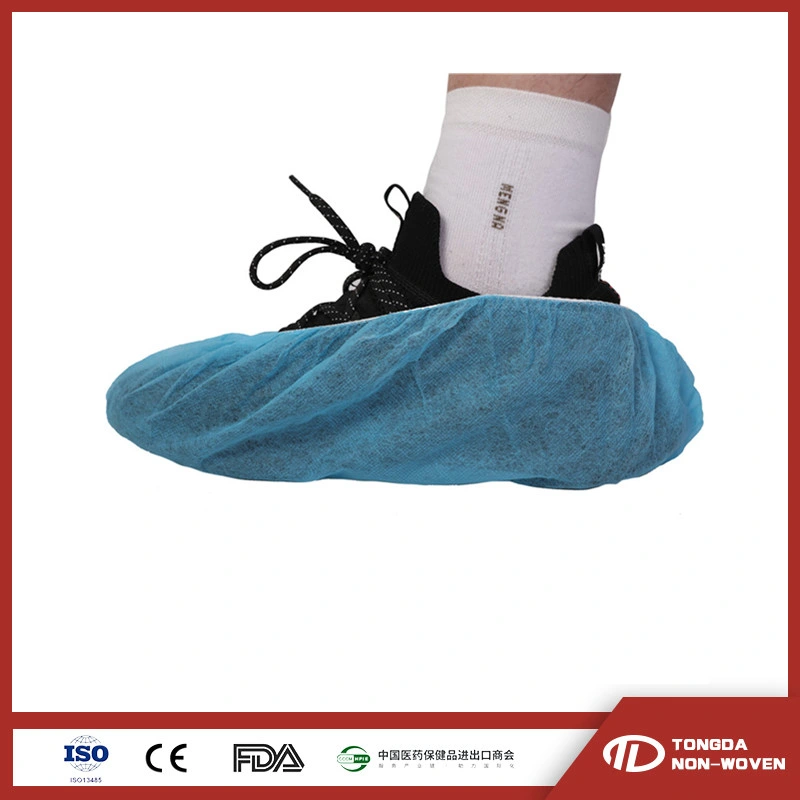 Medical Anti Slip Overshoes Non Woven Disposable Medical Shoe Covers