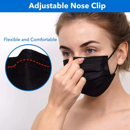 민간용 바이오베이스 일회용 안면 마스크 3겹